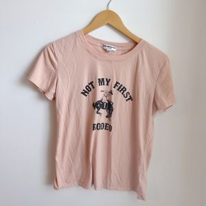 Not My First Rodeo tee